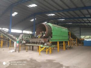 Trommel screen for segregation